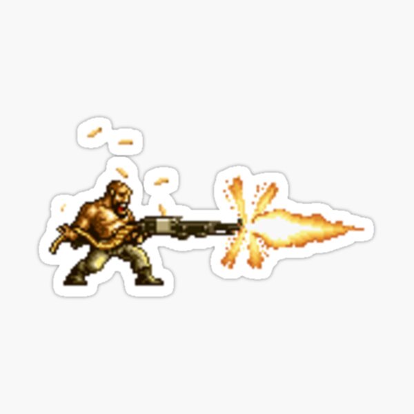 Metal Slug essential Sticker for Sale by Oliverworld