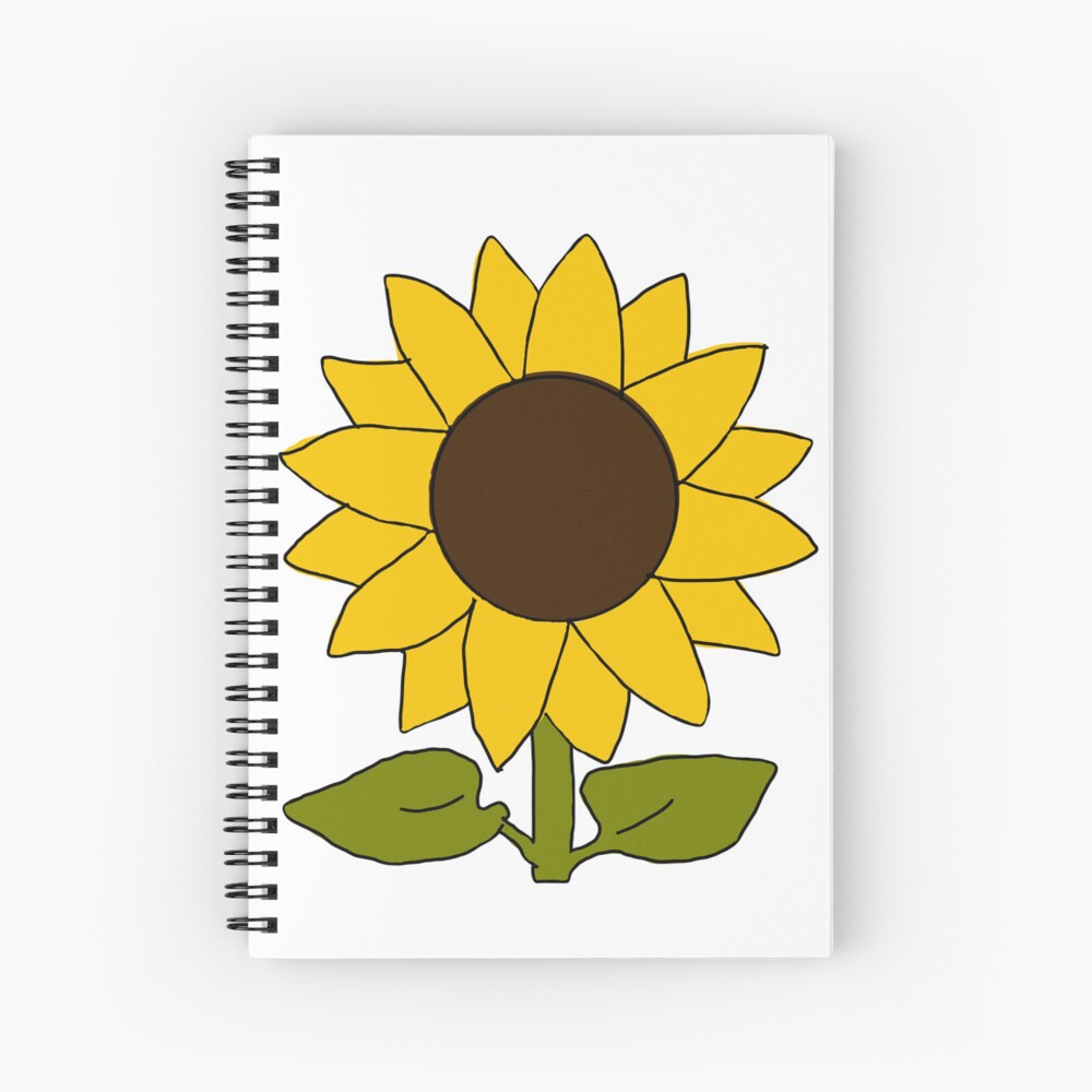 Vibrant Sunflower Drawing