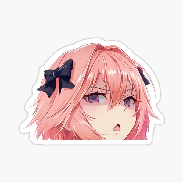 Fate Astolfo Waifu peeker Sticker