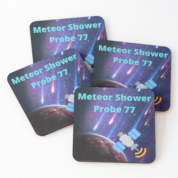 Item preview, Meteor Shower Probe 77 Space Wall Art designed and sold by LGMmugsdesign.