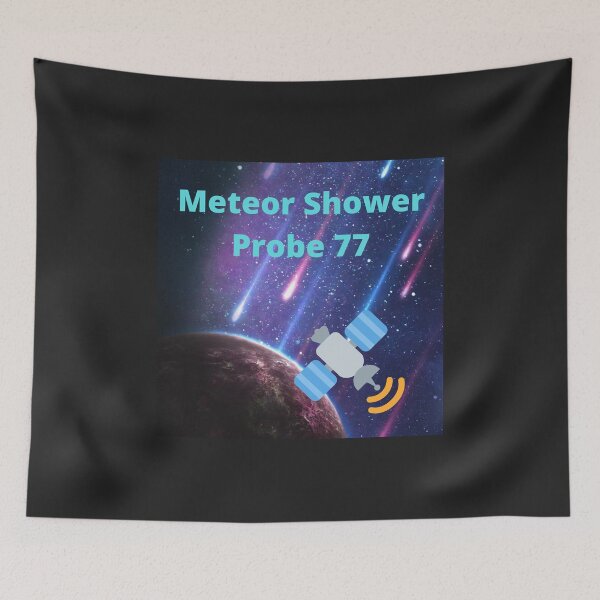 Item preview, Meteor Shower Probe 77 Space Wall Art designed and sold by LGMmugsdesign.