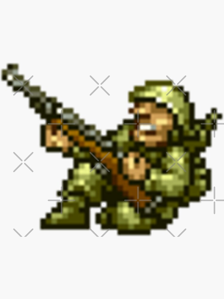 Metal Slug essential Sticker for Sale by Oliverworld