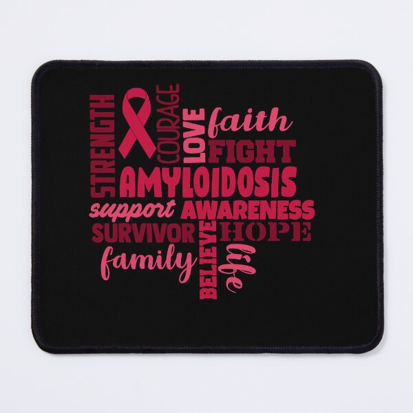 Item preview, Amyloidosis Awareness - Strength Courage Faith Hope Love Fight Support Survivor Family Life Believe designed and sold by Hilten.