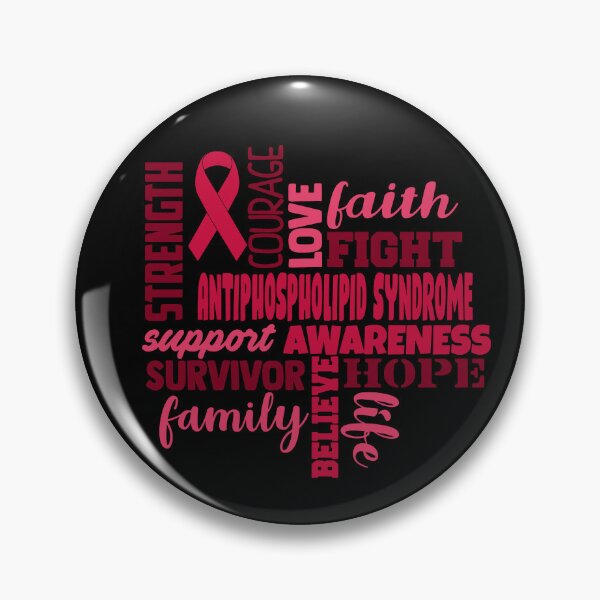 Item preview, Antiphospholipid Syndrome Awareness - Strength Courage Faith Hope Love Fight Support Survivor Family Life Believe designed and sold by Hilten.