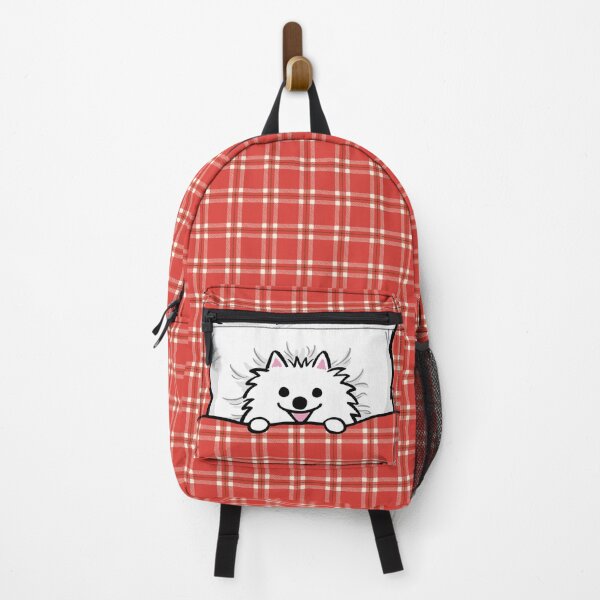 Item preview, White Pomeranian Tucked into Bed Cute Pom Cartoon Dog designed and sold by Jenn Inashvili.