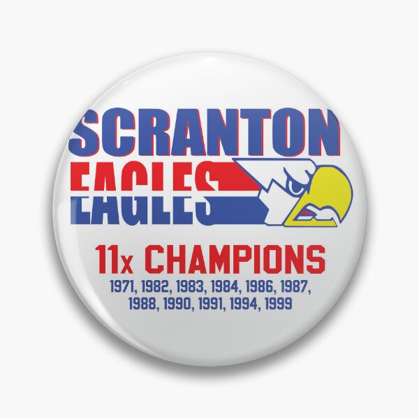Aperçu de l'œuvre Championnats des Eagles de Scranton créée et vendue par TeeArcade84.