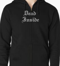 Dead Inside V1 Zipped Hoodie