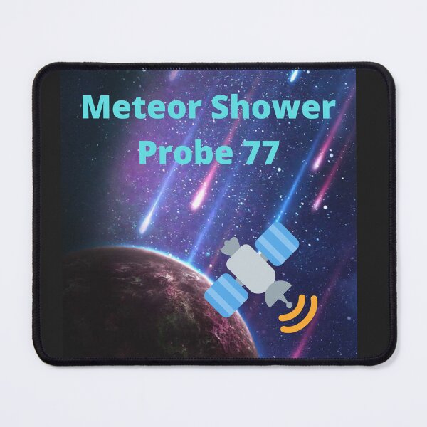Item preview, Meteor Shower Probe 77 Space Wall Art designed and sold by LGMmugsdesign.