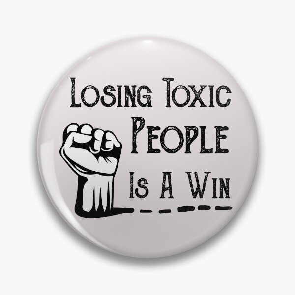 Item preview,  Losing Toxic People Is A Win funny quote designed and sold by POSITIVEHL HL.