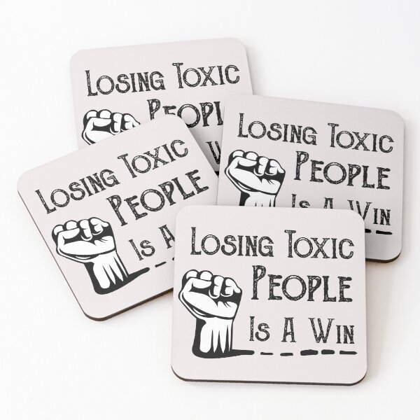 Item preview,  Losing Toxic People Is A Win funny quote designed and sold by POSITIVEHL HL.