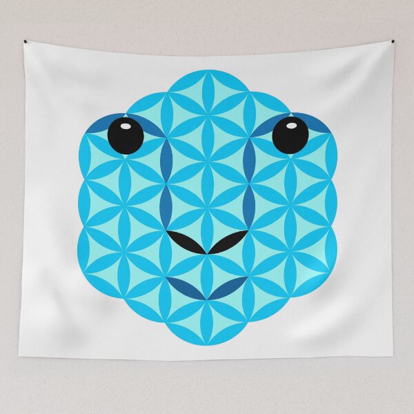 Item preview, Sacred Face of Life - Arcturian 02/Blue. designed and sold by iSacredGeometry.