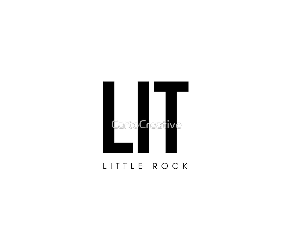 "LIT - Little Rock Airport Code" by CartoCreative | Redbubble