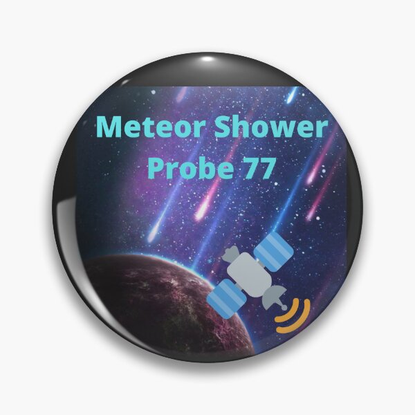 Item preview, Meteor Shower Probe 77 Space Wall Art designed and sold by LGMmugsdesign.