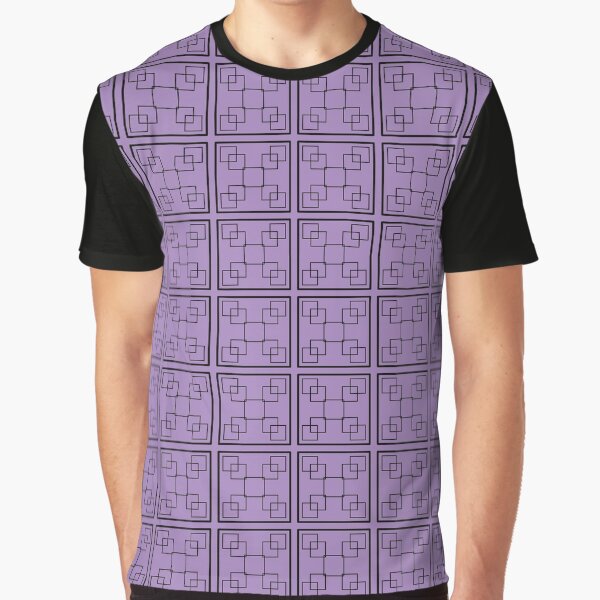 purple square t shirt