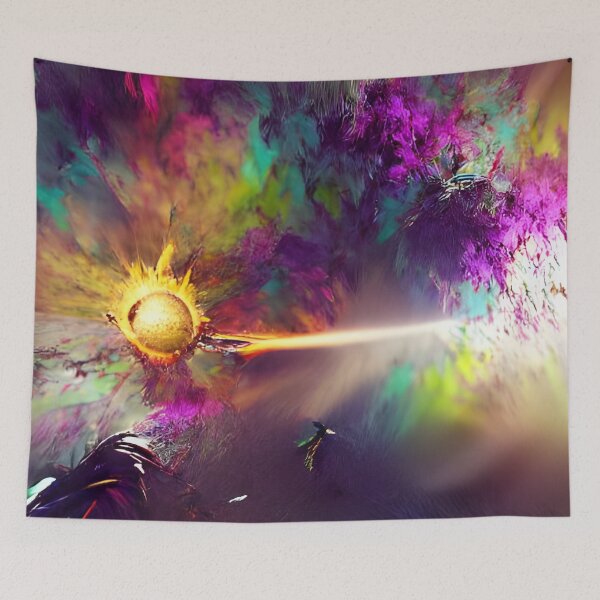 Item preview, AI Generated Art, Exploding Sun in Space designed and sold by ACC .
