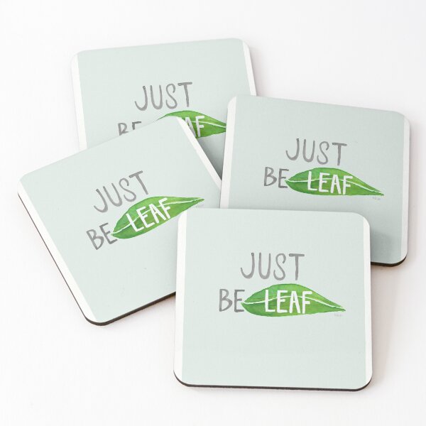 Item preview, Just Be Leaf - Sea Foam Green designed and sold by KelliroDesigns.