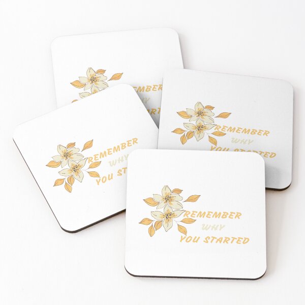 Item preview, Copy of Sticker: Remember Why You Started designed and sold by serenity sahara.