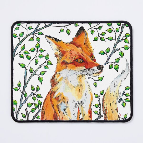 Item preview, Fox With Leafy Background designed and sold by JulieSpriddle.