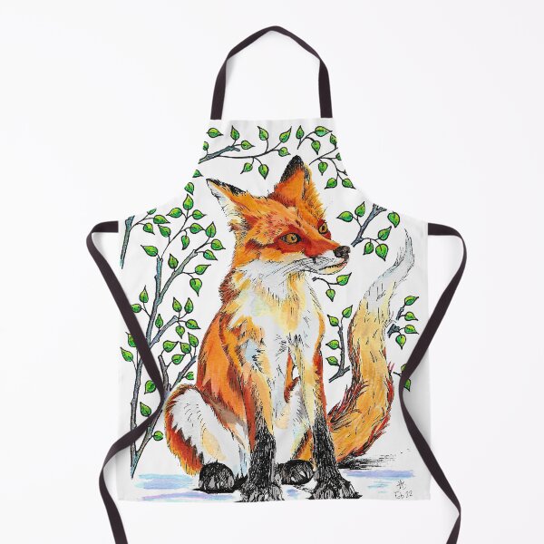 Item preview, Fox With Leafy Background designed and sold by JulieSpriddle.