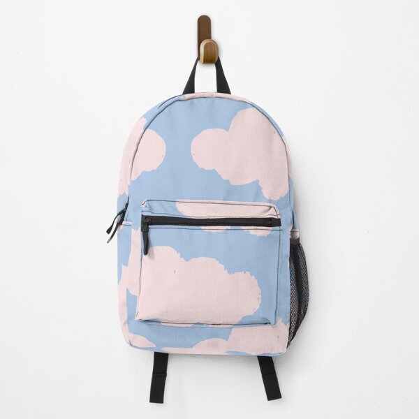 Item preview, Pink clouds in a blue sky pattern designed and sold by Thegentleshop.