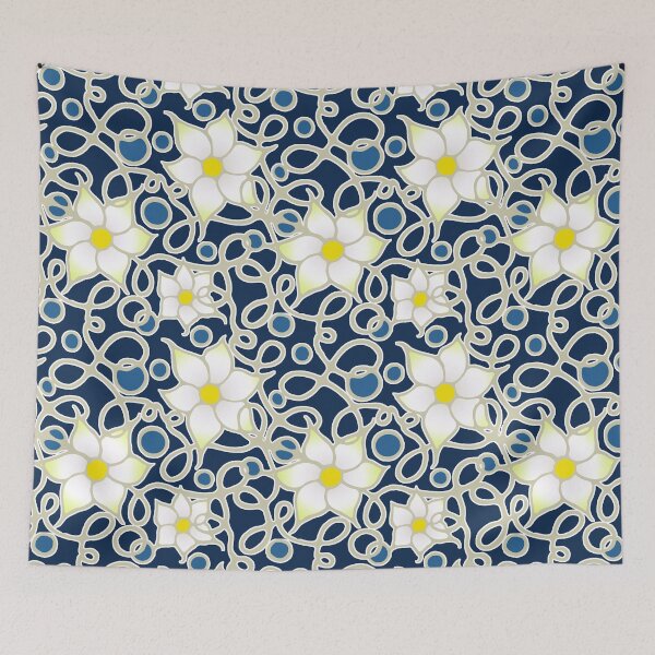 Item preview, Neurographic Art Botanicals in Blue designed and sold by Sheila Pressley.