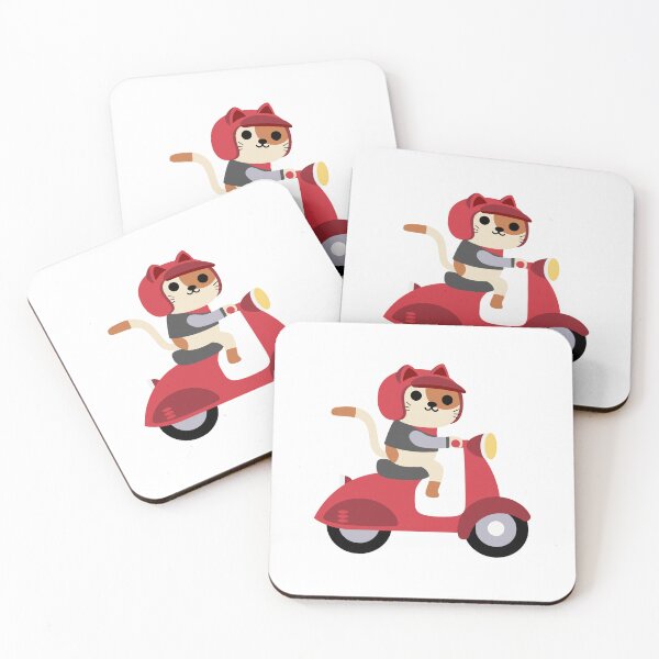 Item preview, cat on a scooter designed and sold by beunique5.