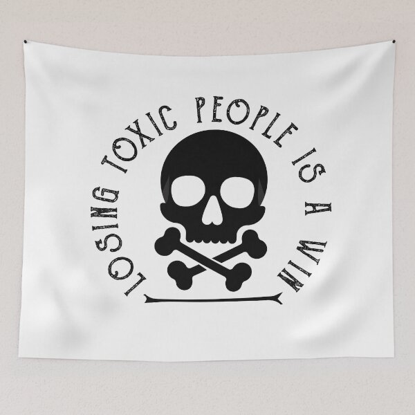 Item preview, Losing Toxic People Is A Win funny quote designed and sold by POSITIVEHL HL.
