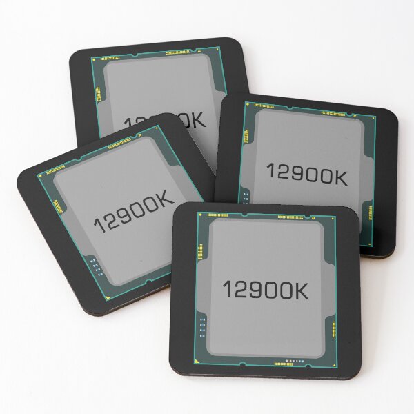 Item preview, 12900K cpu socket 1700 LGA processor chip hardware for computer pc motherboard technology element illustration graphic computer nerd computer freak, hacker designed and sold by Marcin Adrian.