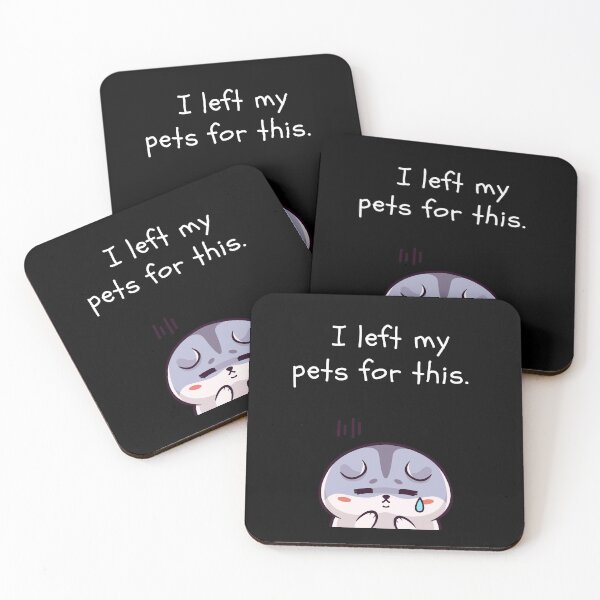 Item preview, Funny Sad Hampster Gift | Left My Pets | Cute Animal | Introvert Pet Owner Humor designed and sold by Covello & Martin Est. 1993.