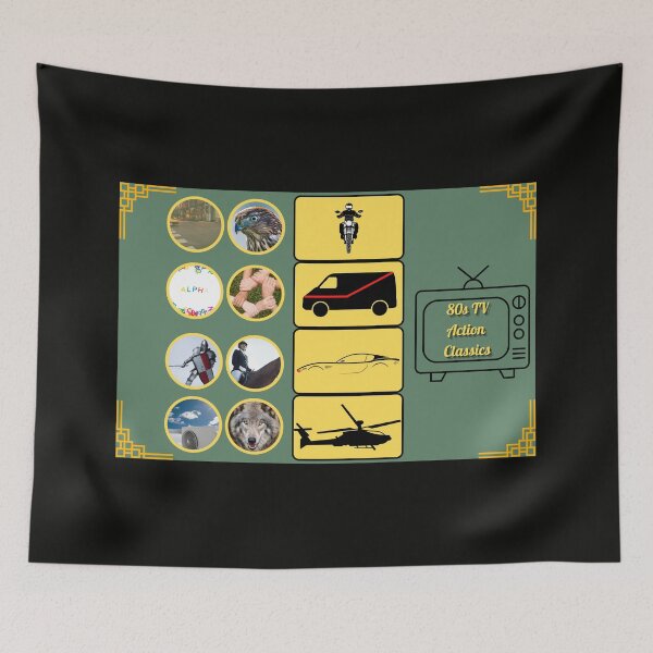 Item preview, SWYS - 80s TV Action Classics Design designed and sold by CoyoteGifts.