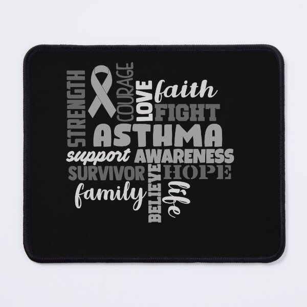 Item preview, Asthma Awareness - Strength Courage Faith Hope Love Fight Support Survivor Family Life Believe designed and sold by Hilten.