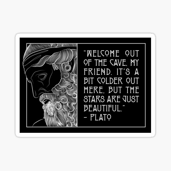 Item preview, Welcome Out Of The Cave - Plato designed and sold by holyrascal.