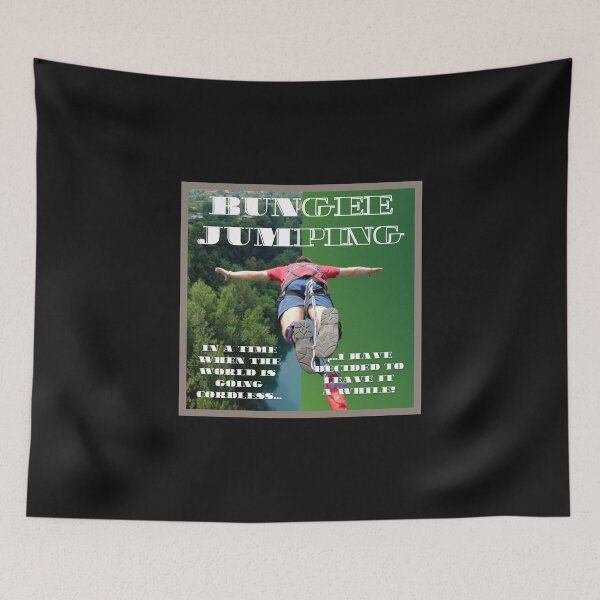 Item preview, Bungee Jumping Funny Design designed and sold by CoyoteGifts.
