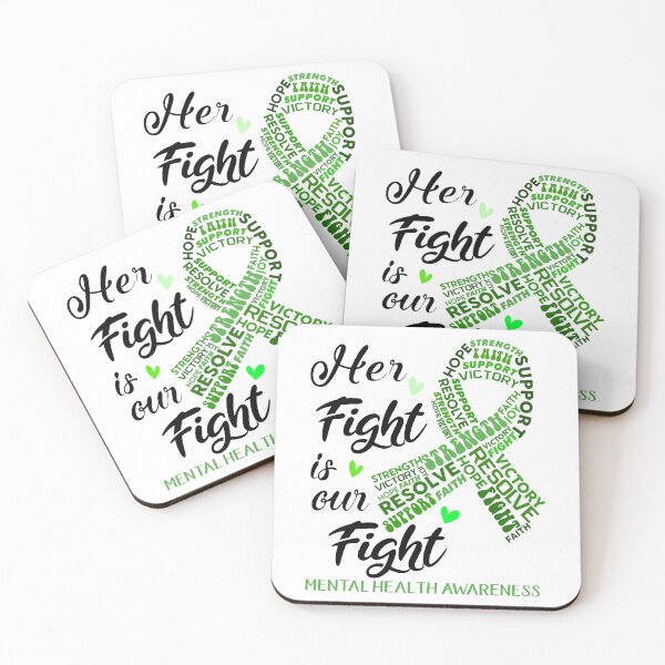 Item preview, Mental Health Warrior, Her Fight is our Fight Mental Health Awareness designed and sold by Greggwillard.
