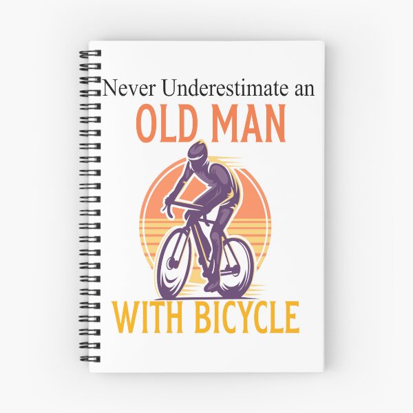 Item preview, Never Underestimate An Old Man With Bicycle Gift design designed and sold by axoniej.