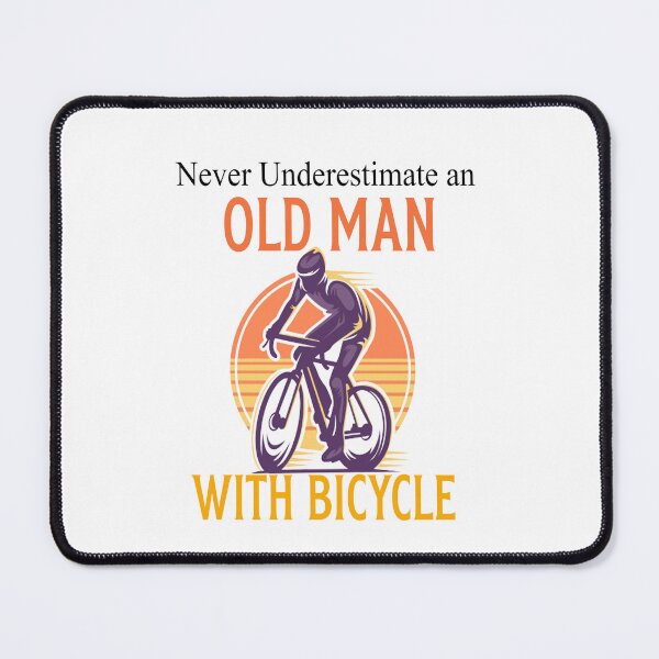 Item preview, Never Underestimate An Old Man With Bicycle Gift design designed and sold by axoniej.