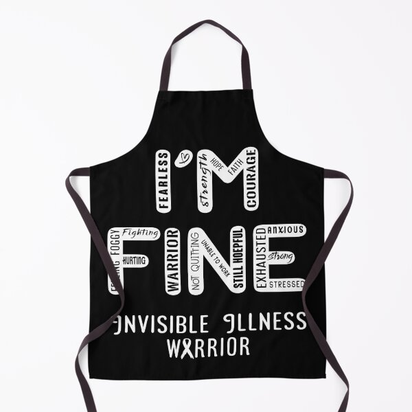 Item preview, Invisible Illness Warrior - I Am FINE, Support Invisible Illness Warrior Support Gifts designed and sold by RidnerStore.