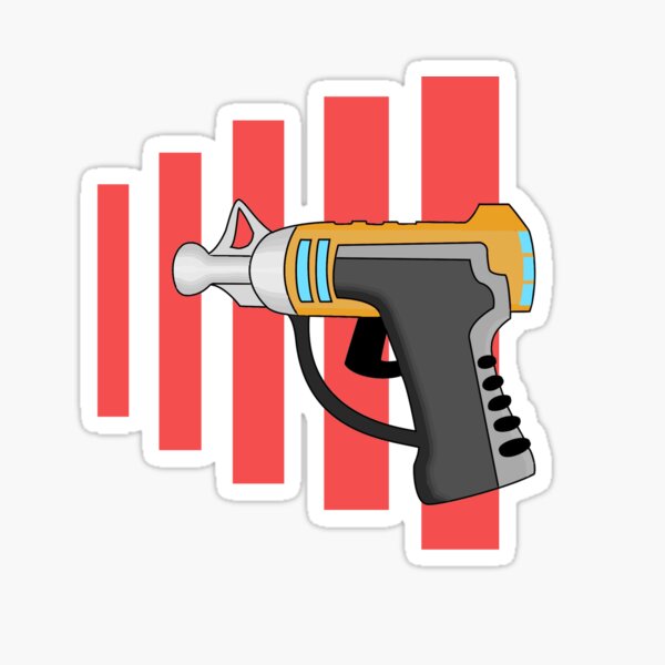 Gun Company Stickers Redbubble - first pistol dumb roblox