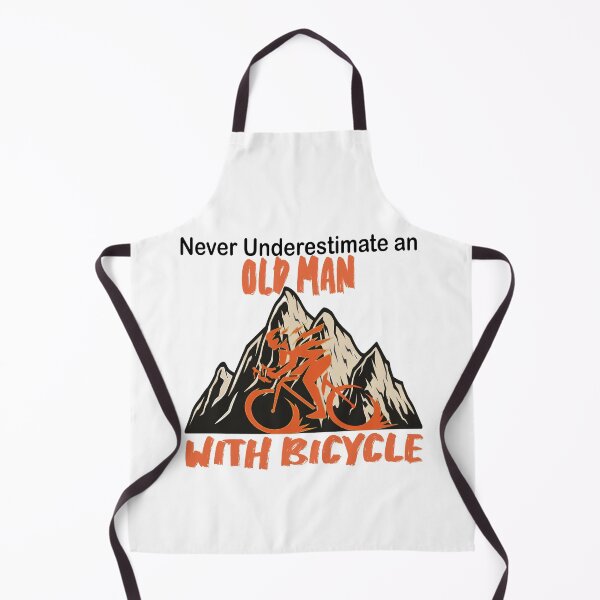 Item preview, Never Underestimate An Old Man With Bicycle in mountain designed and sold by axoniej.