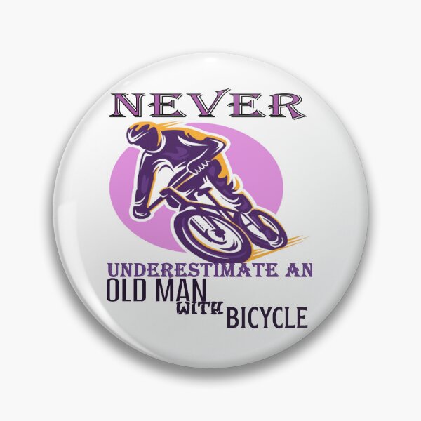Item preview, Underestimate an Old Man With Bicycle Gift idea for man designed and sold by axoniej.