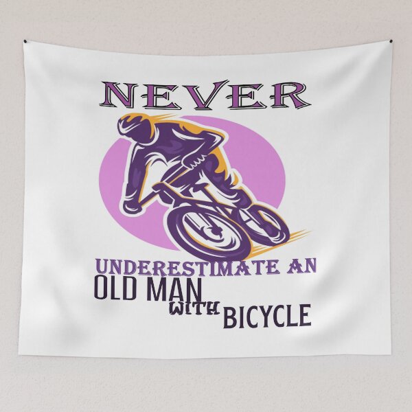 Item preview, Underestimate an Old Man With Bicycle Gift idea for man designed and sold by axoniej.
