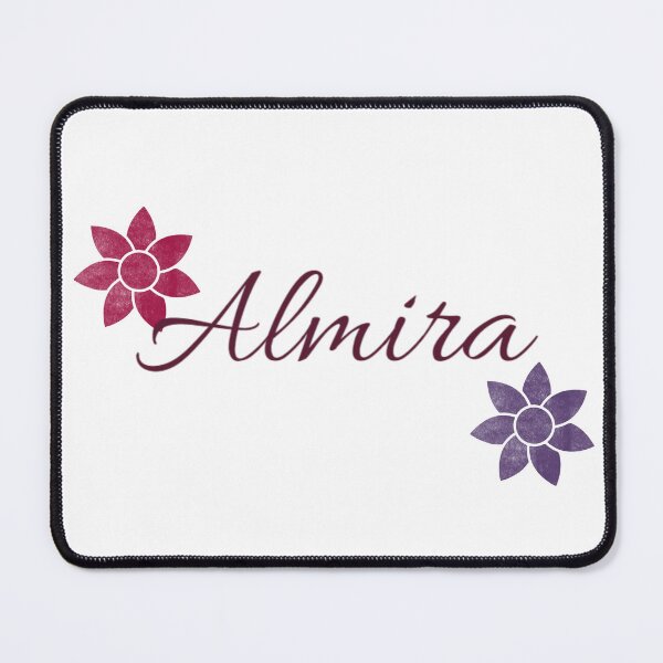 Item preview, Almira Floral Name Calligraphy Design designed and sold by Cora Gregory.