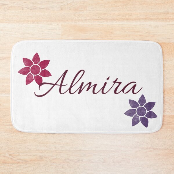 Item preview, Almira Floral Name Calligraphy Design designed and sold by Cora Gregory.