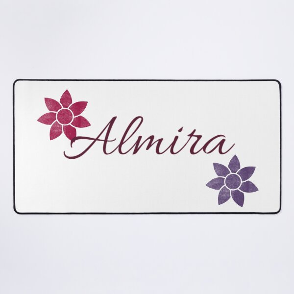 Item preview, Almira Floral Name Calligraphy Design designed and sold by Cora Gregory.