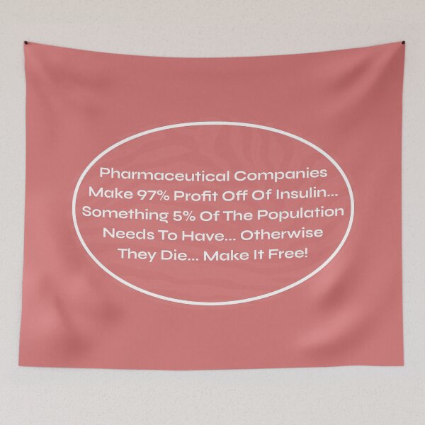 Item preview, Make Insulin Free - Pharmaceutical Industry designed and sold by Picket Club.