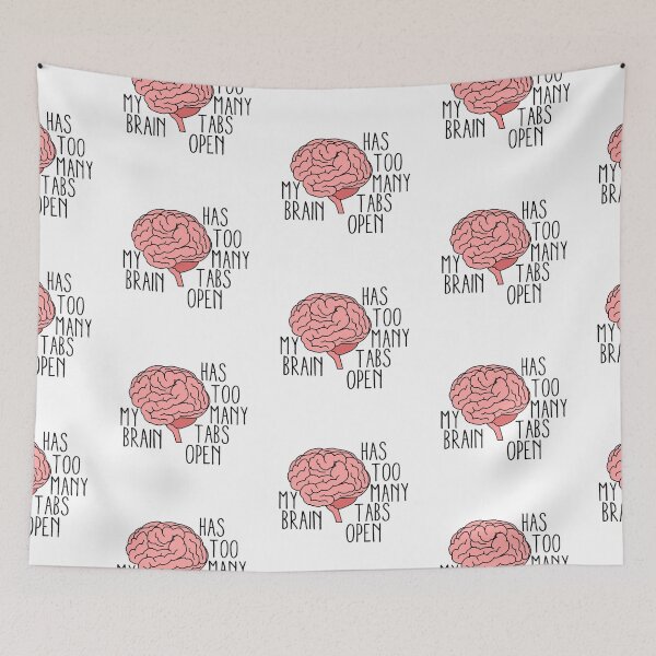 Item preview, my brain has too many times open  designed and sold by pnkrose.