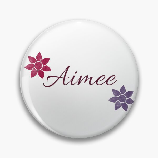 Item preview, Aimee Floral Name Calligraphy Design designed and sold by Cora Gregory.