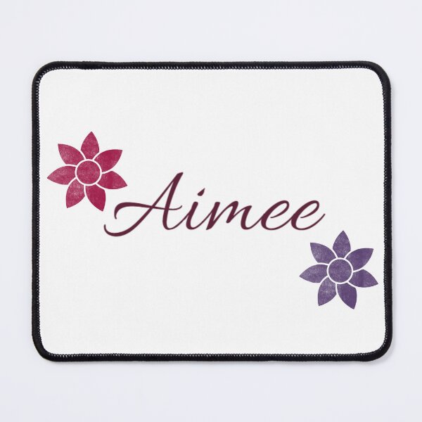 Item preview, Aimee Floral Name Calligraphy Design designed and sold by Cora Gregory.