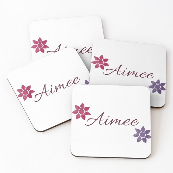 Item preview, Aimee Floral Name Calligraphy Design designed and sold by Cora Gregory.