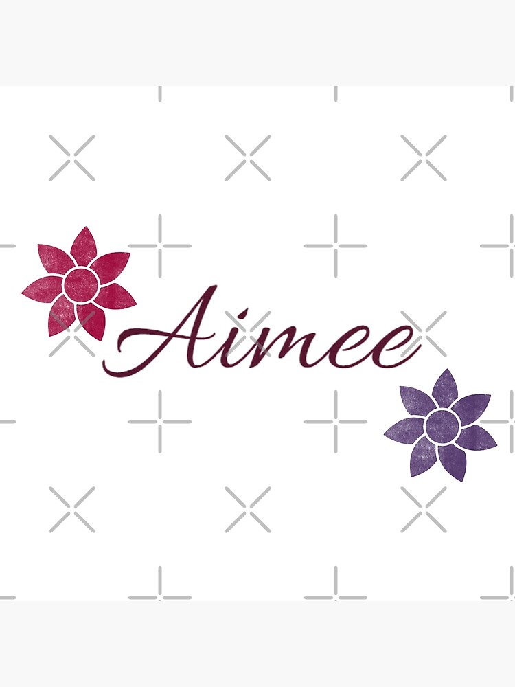 ◆Aimee✳︎◆ Aimee Floral Name Calligraphy Design